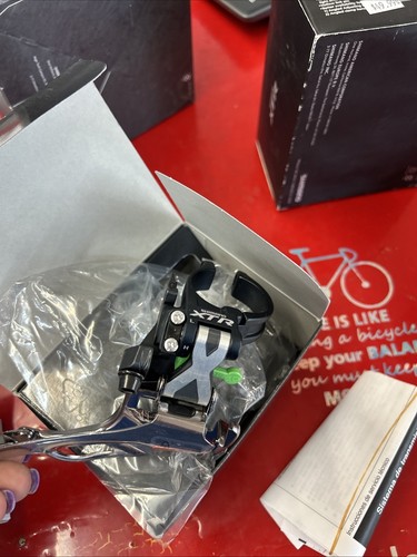 Shimano XTR M971 34.9MM AF NEW/NOS MTB Front Derailleur -DP/BS- 3x10-Spd-NIB++