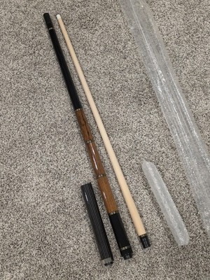 Custom Ebony Pool Cue Billiard Radial Joint (No Logo)
