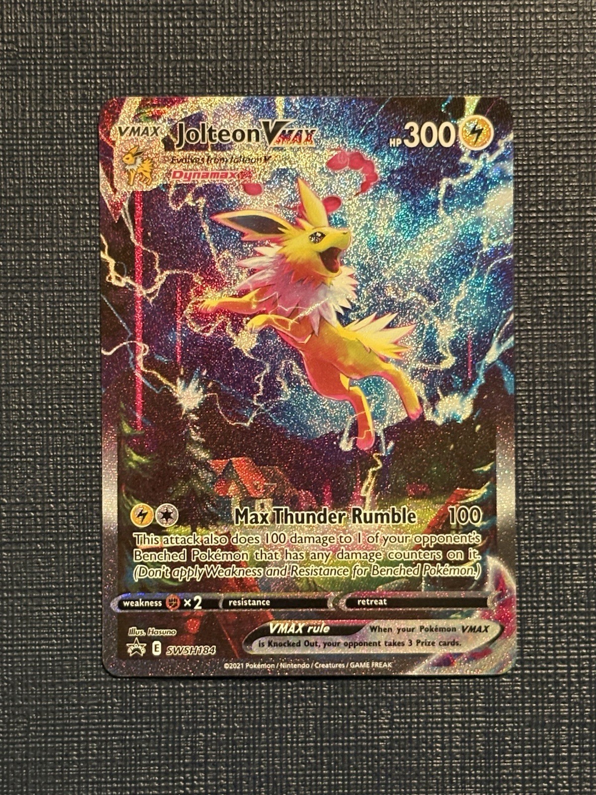 Jolteon Vmax SWSH184 Pokémon Sword Shield Promo 2021 NM 🔥🔥🔥