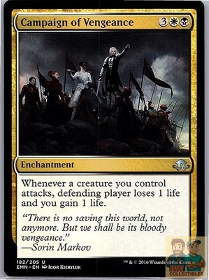 Campaign of Vengeance 182 Uncommon Eldritch Moon Magic: The Gathering LP