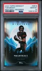 2024 Topps Midnight Tom Brady #NB-18 Nightball Moonrise 14/25 PSA 10 GEM MT POP4