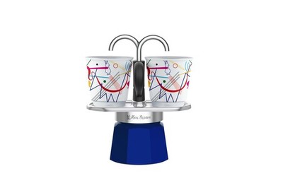 Bialetti - Mini Express Kandinsky: Moka Set includes Coffee Maker 2-Cups (2.8 Oz