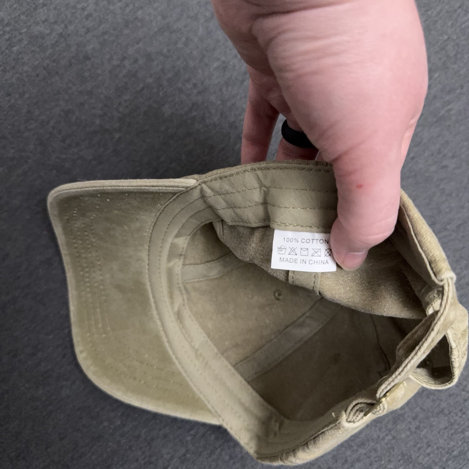 Grumpy Old Man Hat OSFA Beige WARNING Adjustable … - image 6