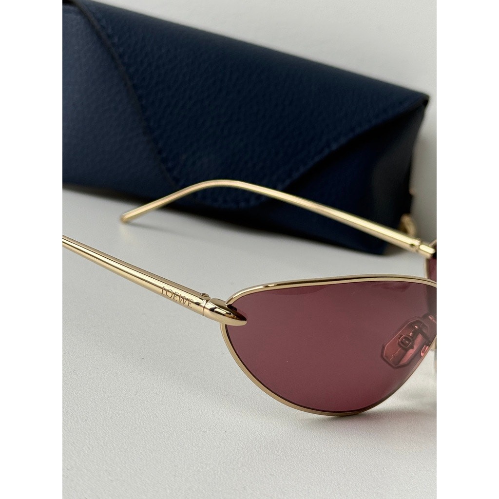 NEW Loewe LW40164U Mask Wrap Sunglasses in Gold Brown Loewe LW40164U Mask Sunglasses in Gold Brown – Designer Daydream main image 3