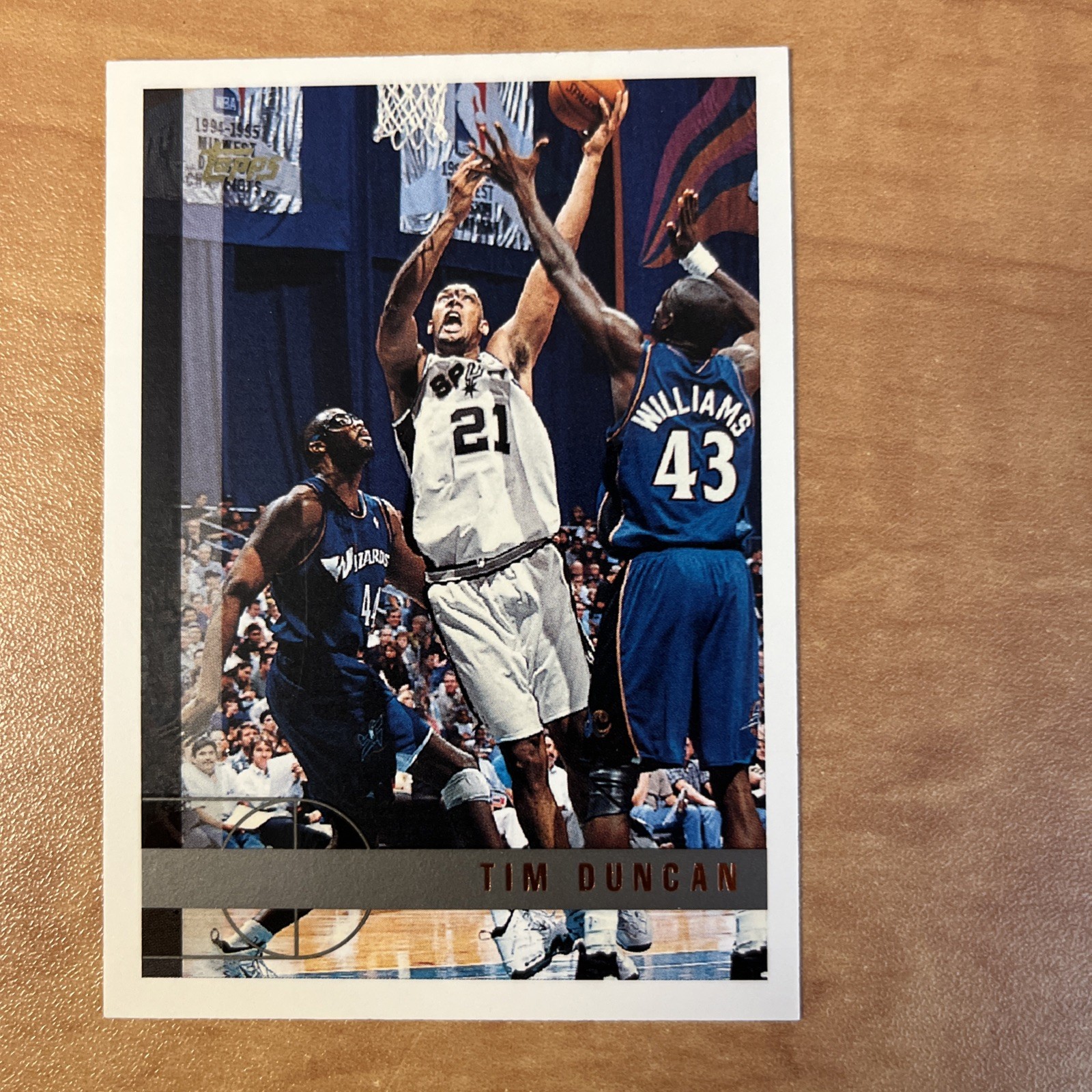 1997-98 Topps Tim Duncan RC #115 Spurs HOF Sharp Corners N/M 🔥🔥