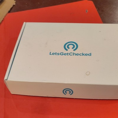 LetsGetChecked Health Testing Kit Box White Exp 2027-03-01 MPN 298833 UO03S