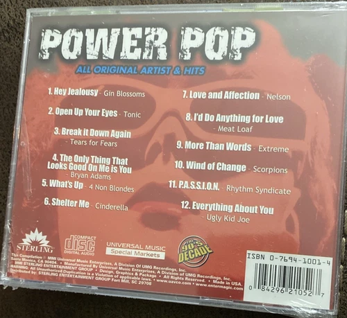 The 90s Decade: Power Pop - 12 Tracks- V/A- ￼BRAND NEW CD - Picture 2 of 2