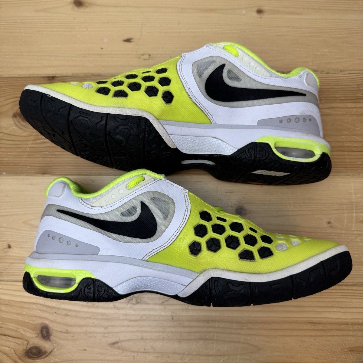 Men's Nike Air Max Courtballistec 4.3 White Black Volt 487986-107