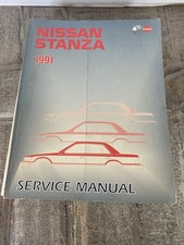1991 NISSAN STANZA SHOP MANUAL  / ORIGINAL SERVICE BOOK
