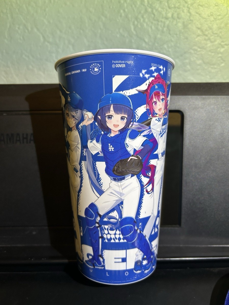 HOLOLIVE NIGHT LA DODGERS SOUVENIR CUP KOSEKI BJOU IRyS NINOMAE