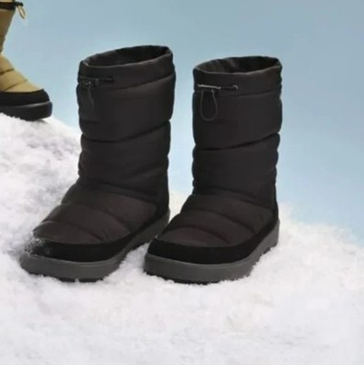 Ozark Trail Men's SIZE 11 Puffer Snow Boots 3M THINSULATE WATERPROOF BLACK NEW