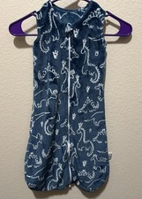 Yoofoss Baby Sleep Sack Size Large 6-12 Months Dinosaurs Cotton Excellent