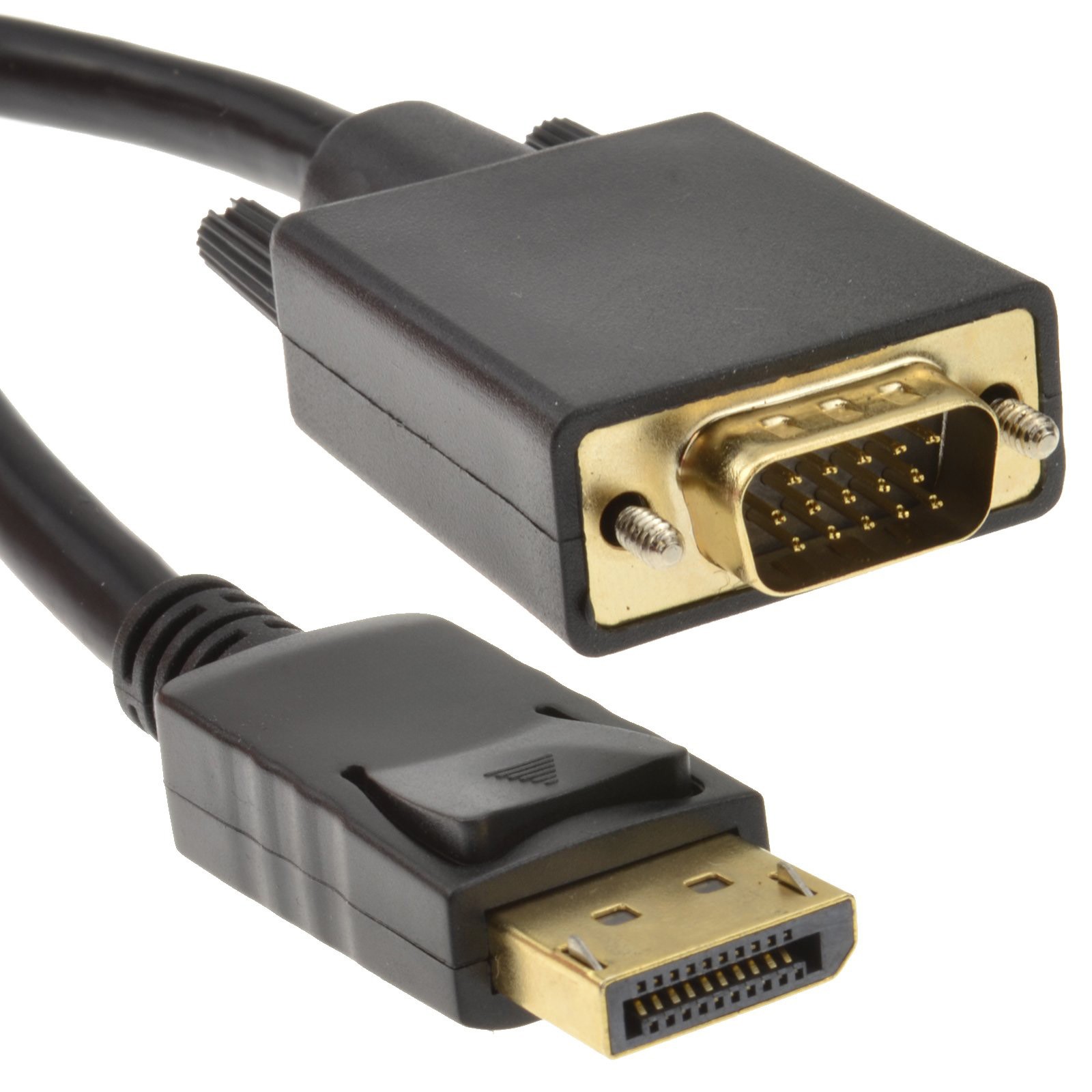2m DisplayPort Plug to SVGA VGA HD Male Plug Digital Video Cable Lead [006163]