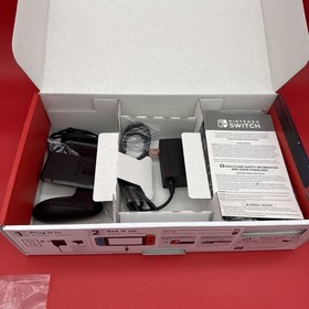 New Nintendo Switch v2 Video Game Console HAC-001(-01) Red/Blue Open Box