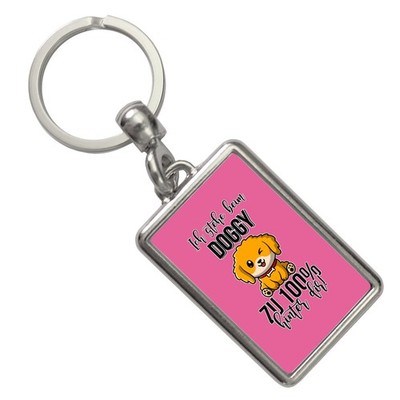 Doggy Style Schlüsselanhänger in pink