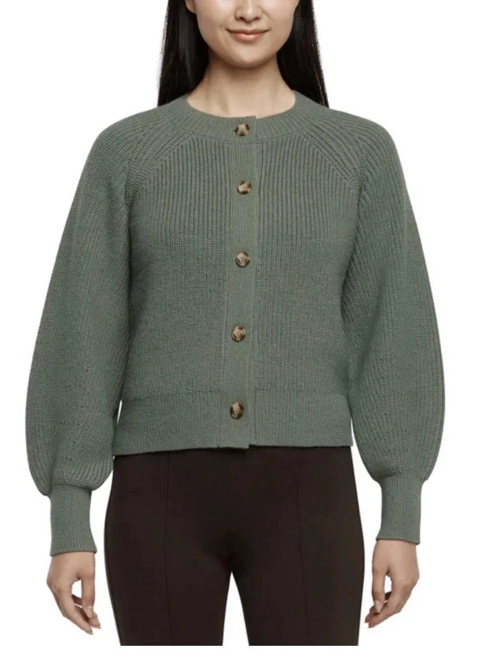 Cardigan Femme Banana Republic En Coton - Manches 3/4 Boutonné - Taille XL - Neuf Avec étiquettes