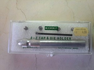 MORRIS E-Z TAP & DIE HOLDER New In Box