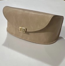 Chloé Sunglasses Case Blush Tan Vegan Leather Hard Shell Chloé Glasses Case | eBay main image 2