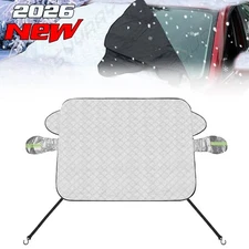 Car Truck Windshield Cover Winter Snow Ice Rain Frost Guard Sun Shade Outdoor US