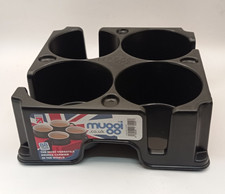 Muggi Red Mug Cup Glass Holder Carry Tray Caravan Motorhome Camping Office