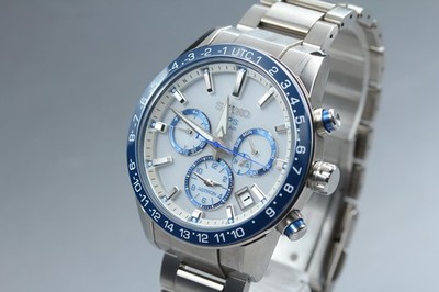 [mit Box] Seiko Astron Dual Time SBXC013 GPS Solar Date Made in Japan Herrenuhr