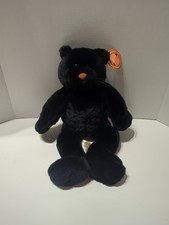 Vintage Build a Bear Black Cat 16 Plush Hallo...