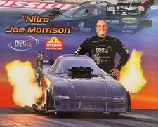 "VRHTF NHRA SUPER COOL NITRO JOE MORRISON RIGHT 2 BREATH FUNNY CAR HAND OUT"
