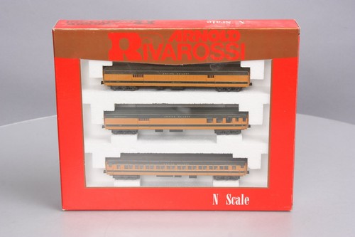 Rivarossi 0562 Escala N Gran Imperio del Norte Constructor 3 Coches Pasajeros Set LN/Caja | Condition: Used