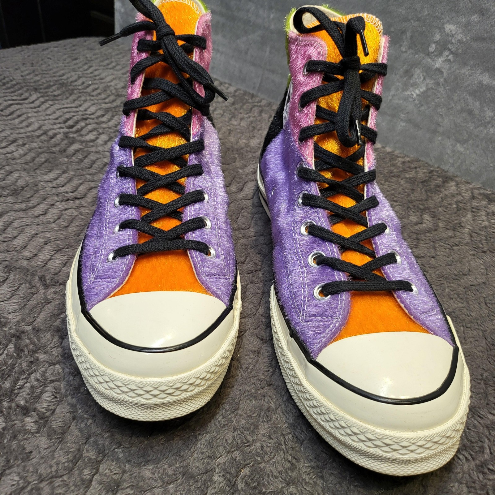 Scarpe alte Converse Chuck Taylor All Star anni 70 uomo taglia 11 patchwork pony ha