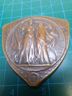 1904 Louisiana Purchase Exposition Commemorative Medal Bronze/World’s Fair