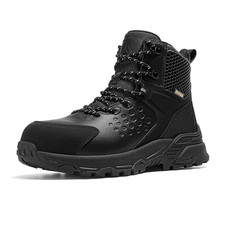 Men's Steel Toe Work Boots Waterproof Puncture Resistant EH Safety Shoes