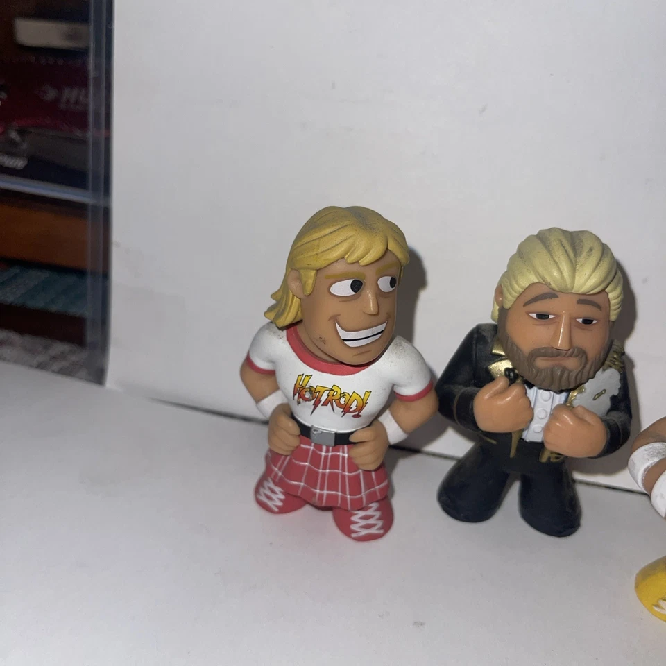 2015 WWE Mystery Minis Hulk Hogan Macho Man Roddy Piper Million Dollar Man Funko Foto 2 de 4