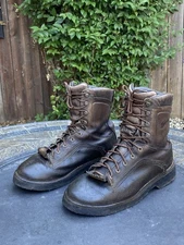 Danner Quarry 8" Brown Leather Soft Toe Work Boots Men's Size 9 D