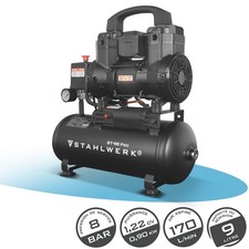 STAHLWERK Compresseur 8 bar 9 L 1,22 CV 0,90 kW 170 l/min Compresseur d'air comp
