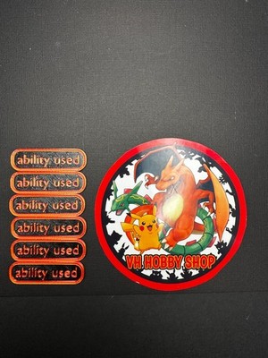 Custom Pokemon TCG Ability Markers Full Set