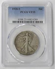1928-S VF-25 - WALKING LIBERTY HALF DOLLAR PCGS - BETTER DATE COIN