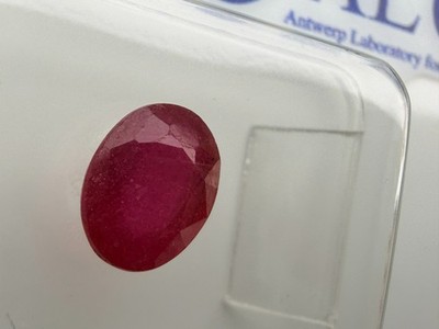 Vivid Purplish Red Ruby - 1.43 Carat - original ALGT Report and sealed