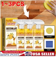 Natural Bee Wax Furniture Polish Spray w/ Tool Micro-Molecularized Beeswax 120ML