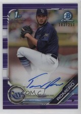 2019 Bowman Chrome Prospect Purple Refractor /250 Tommy Romero #CPA-TR Auto 19bb
