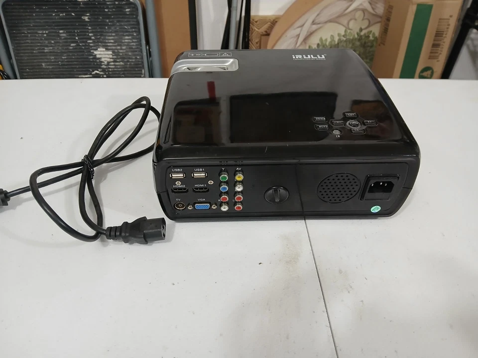 iRulu BL20 Mini Video Projector LED Projector Support 1080P Video Dual HDMI Port - Image 2 of 3