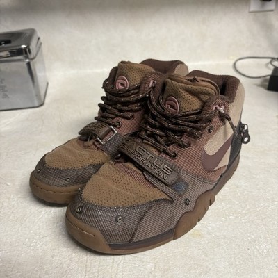 Nike Air Trainer 1 SP Travis Scott Cactus Jack Brown Mens Size 5.5