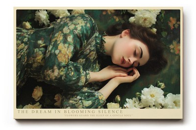 Paul Sinus Wandbild The Dream in Blooming Silence   Poetische Ruhe und