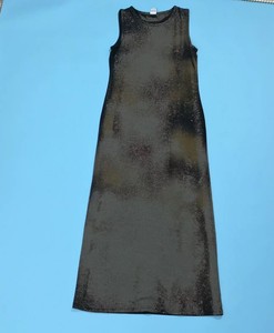 black jersey knit maxi dress