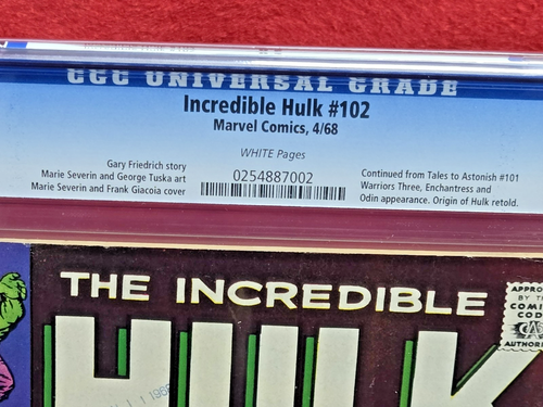 EEBC.I.H.102#INCREDIBLE HULK #102 , 04/68 - Picture 6 of 9