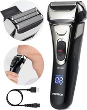 Maquina De Afeitar Electrica Para Hombre Afeitadora Rasuradora Barba Afeitadoras