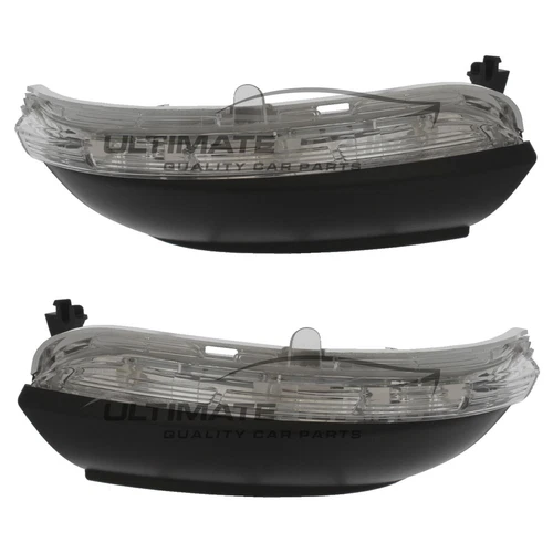 VW Passat Coupe 2008-2012 Clear LED Wing Door Mirror Indicators Lights 1 Pair