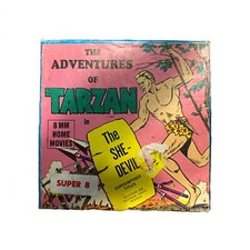 Vintage "The Adventures Of Tarzan in The She-Devil" 8mm Home Movie