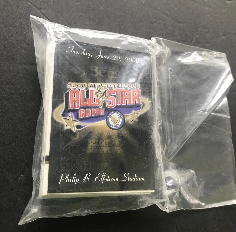 Albert Pujols 2000 novato en Midwest League All Stars Team set sellado de fábrica Foto 3 de 4