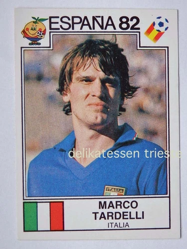 PANINI ESPANA 82 figurina 46 Marco Tardelli Italia calcio Spagna 1982 NEW