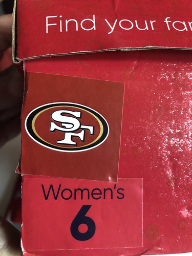 FOCO NFL San Francisco 49ers Football Logo Slip-on Women’s Shoes Size 6 - Bild 7 von 7